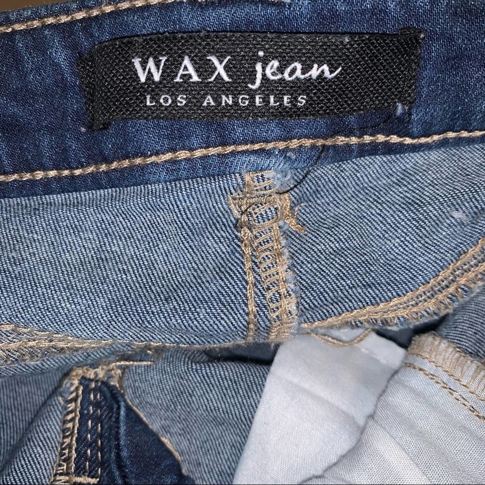 Wax Jean Womens Jean Shorts Stretch Denim  size S - Picture 6 of 7